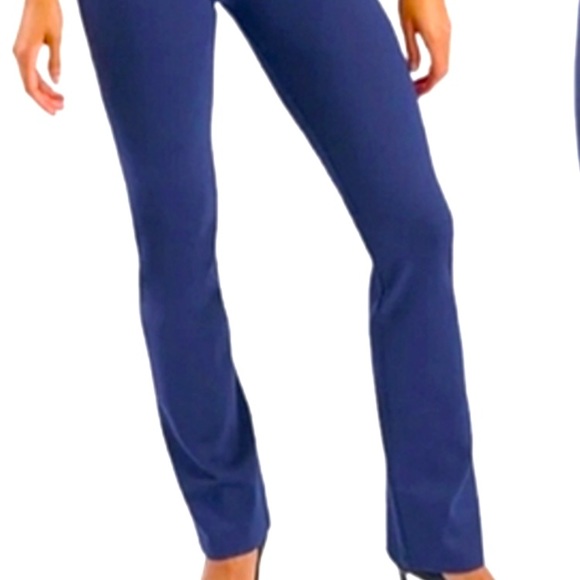 BETABRAND Classic Dress Pants Yoga Pants Navy size Mp (petite) - Picture 2 of 6